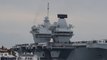 U.K.'s new warship HMS Queen Elizabeth arrives in Portsmouth