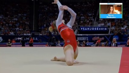 Mykayla Skinner Floor Exercise 2016 US Olympic Team Trials Day 2