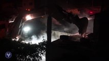 الجيش الاسرائيلي يهدم منزل فلسطيني قتل ثلاثة إسرائيليين