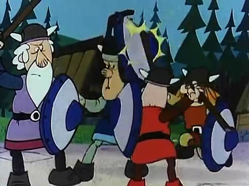 Vic le viking (1974) . La retraite du vieil Urobe . épisode 55 .