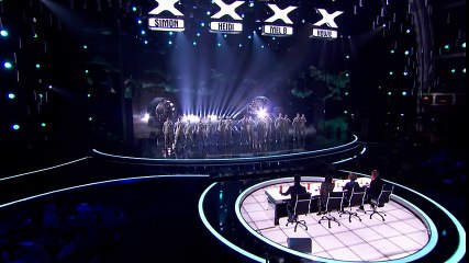 In The Stairwell- Airforce Academy Group Sings Some Nights Cover America's Got Talent 2017