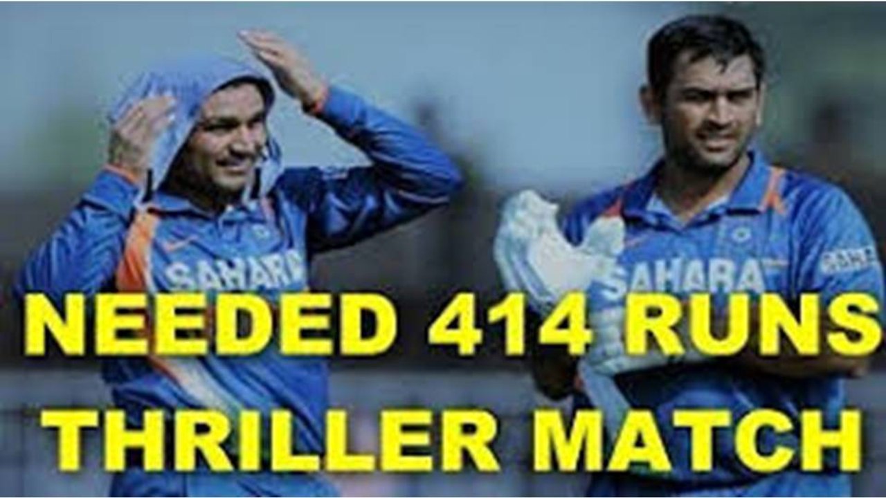 India vs Sri Lanka Highlights || Chasing 414 Runs