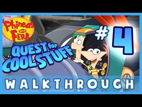 ✔ Phineas and Ferb: Quest for Cool Stuff Walkthrough 100% (X360, Wii, WiiU) Part 4 ✘