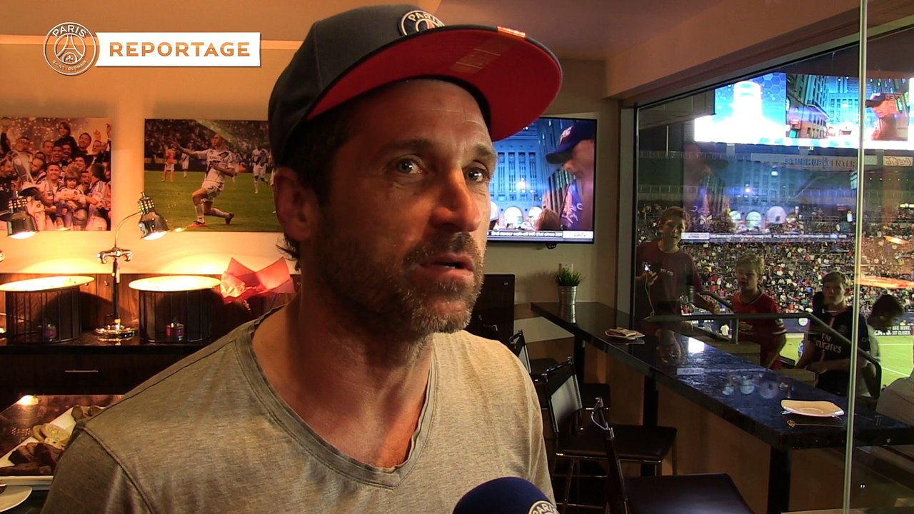 Patrick Dempsey football fan