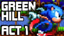 Sonic Mania on Nintendo Switch - Green Hill Zone: Act 1 [Sonic & Tails Mania Mode]
