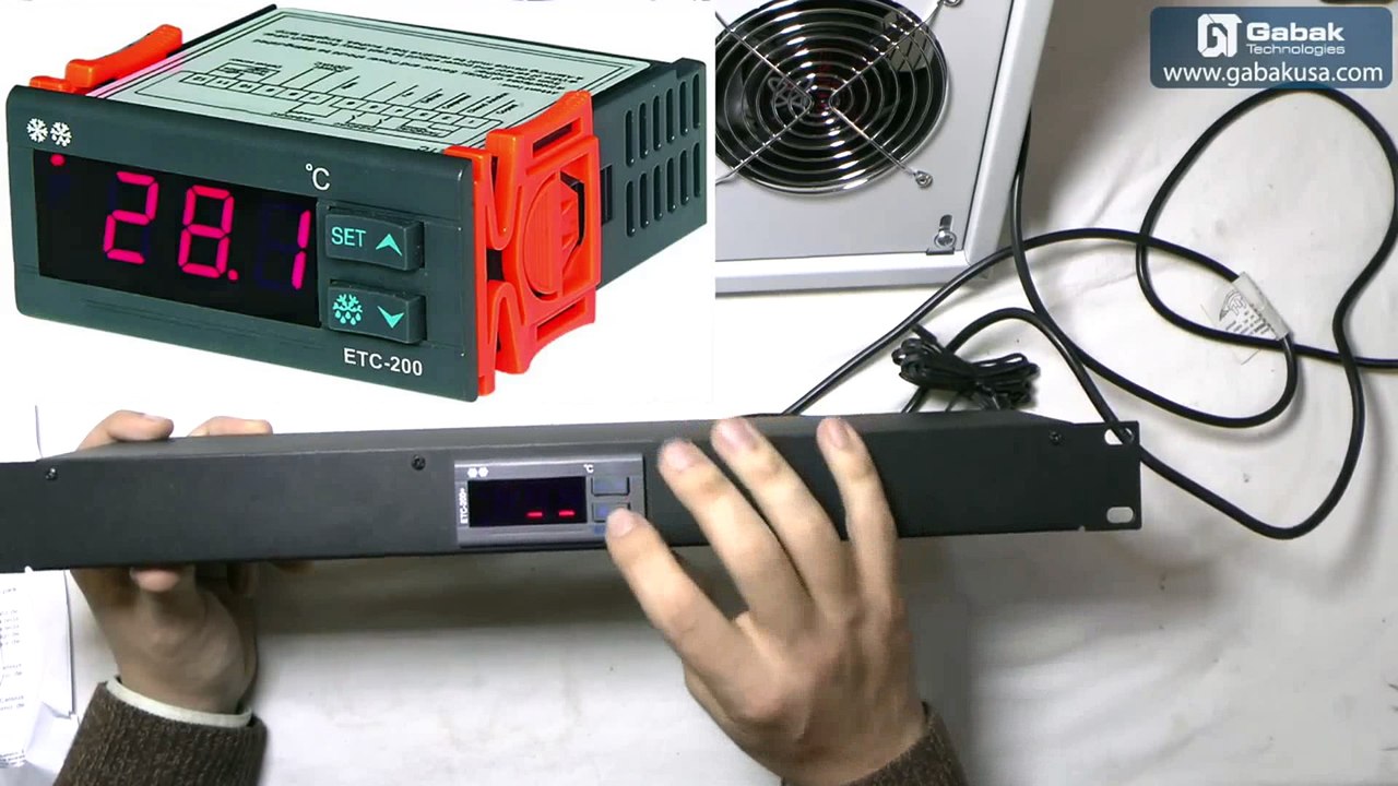 turbo fan vent for rack+ thermostat TE etc 200 usage + theory