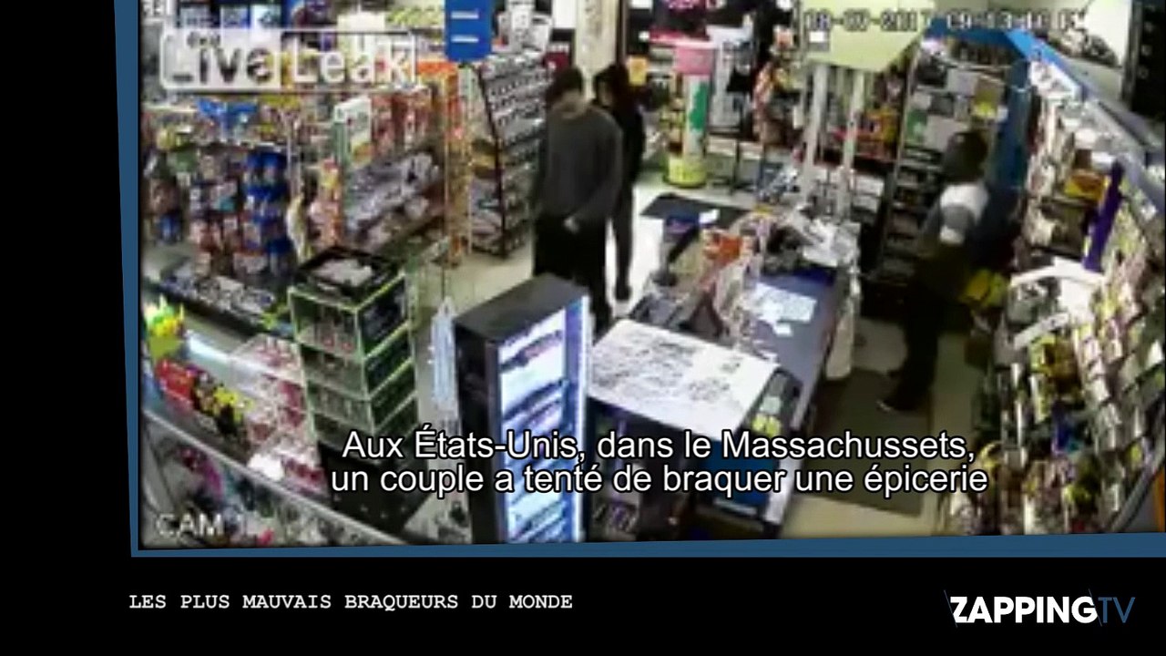 Un couple tente de braquer une épicerie, le gérant éclate de rire (Vidéo)