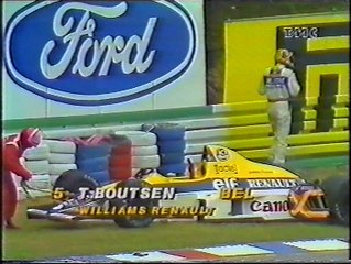 Gran Premio di Germania 1989 TMC: Incidente di Boutsen e ritiro di Nannini
