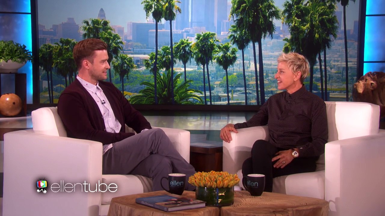 Justin Timberlake Cant Stop the Feeling with Ellen! video Dailymotion