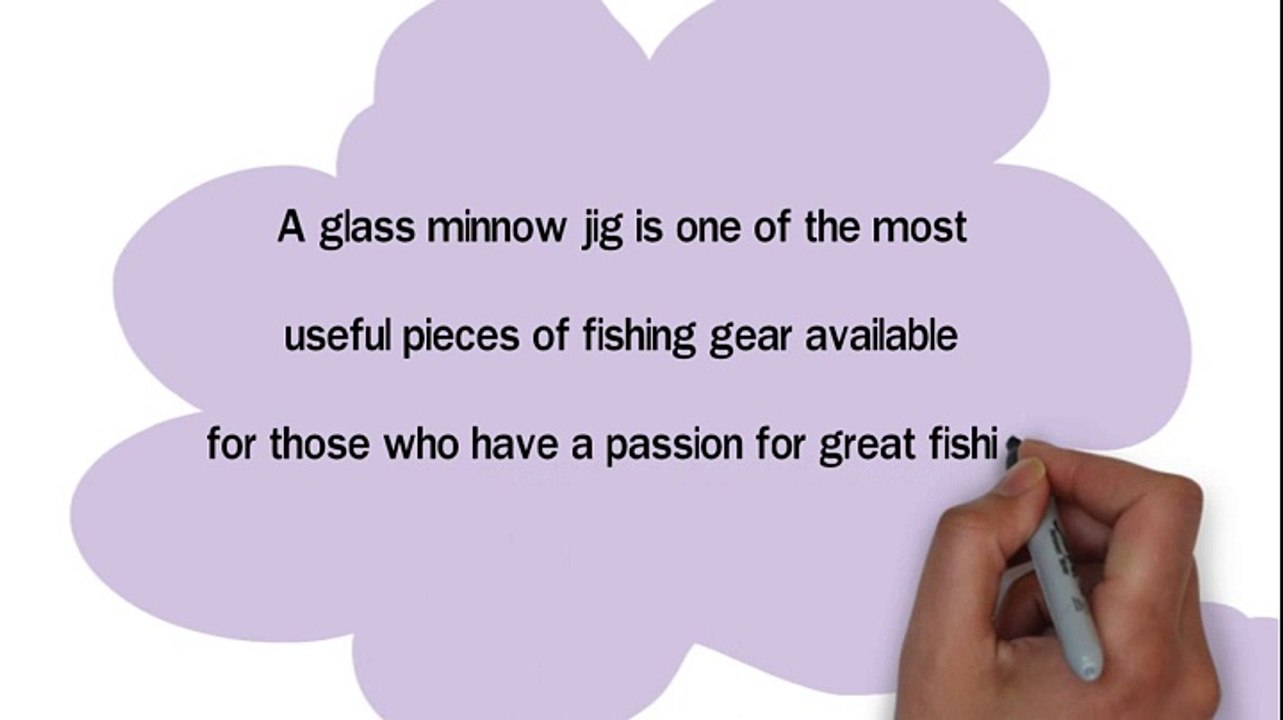 glass minnow jig