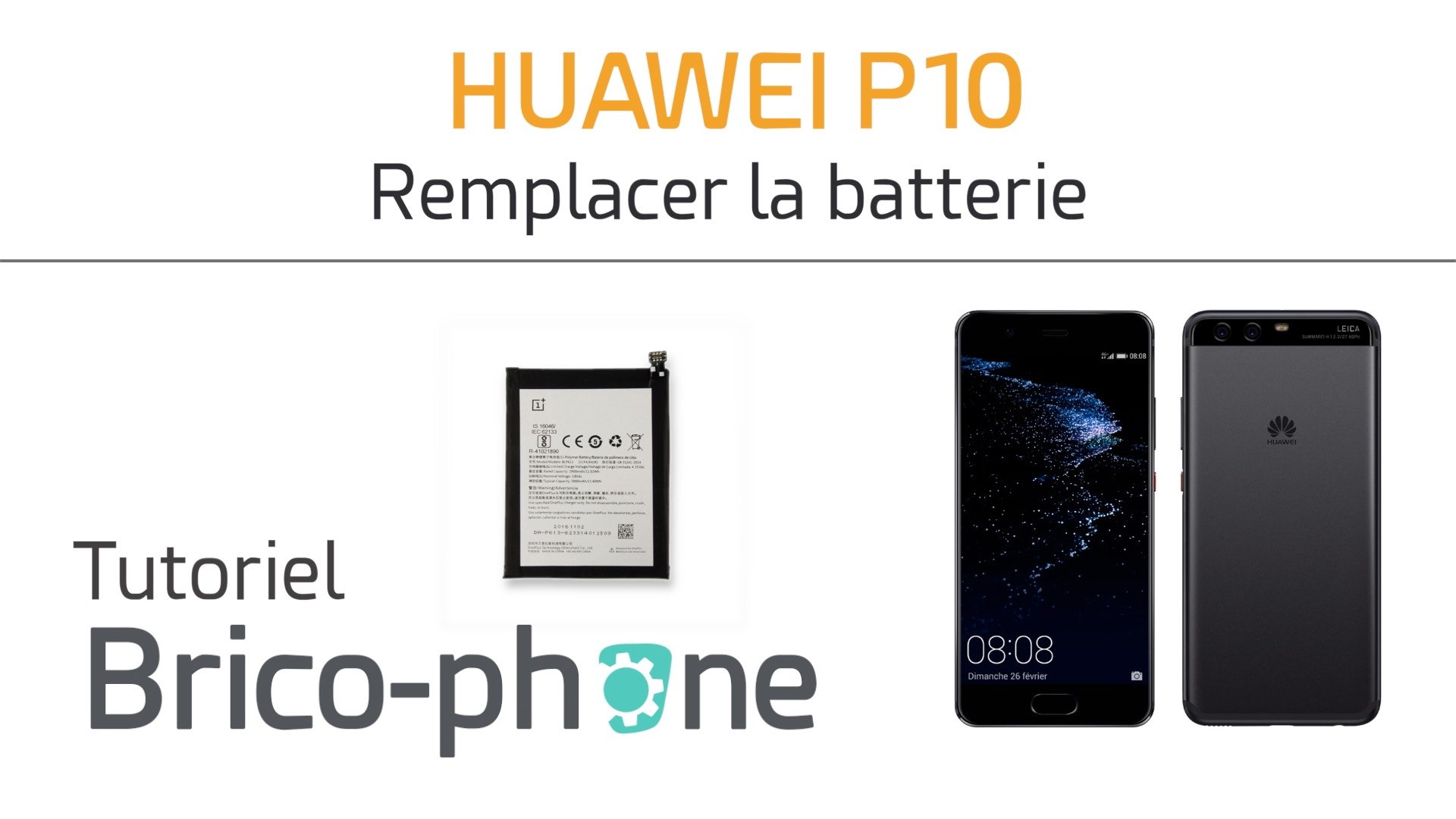 Huawei P10 : changer la batterie - Vidéo Dailymotion
