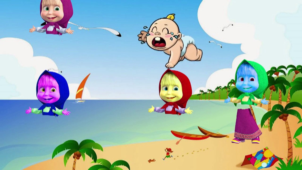Wrong Head Body & Dress Masha Anna _ Johnny Johnny Yes Papa Song & Finger Family Song