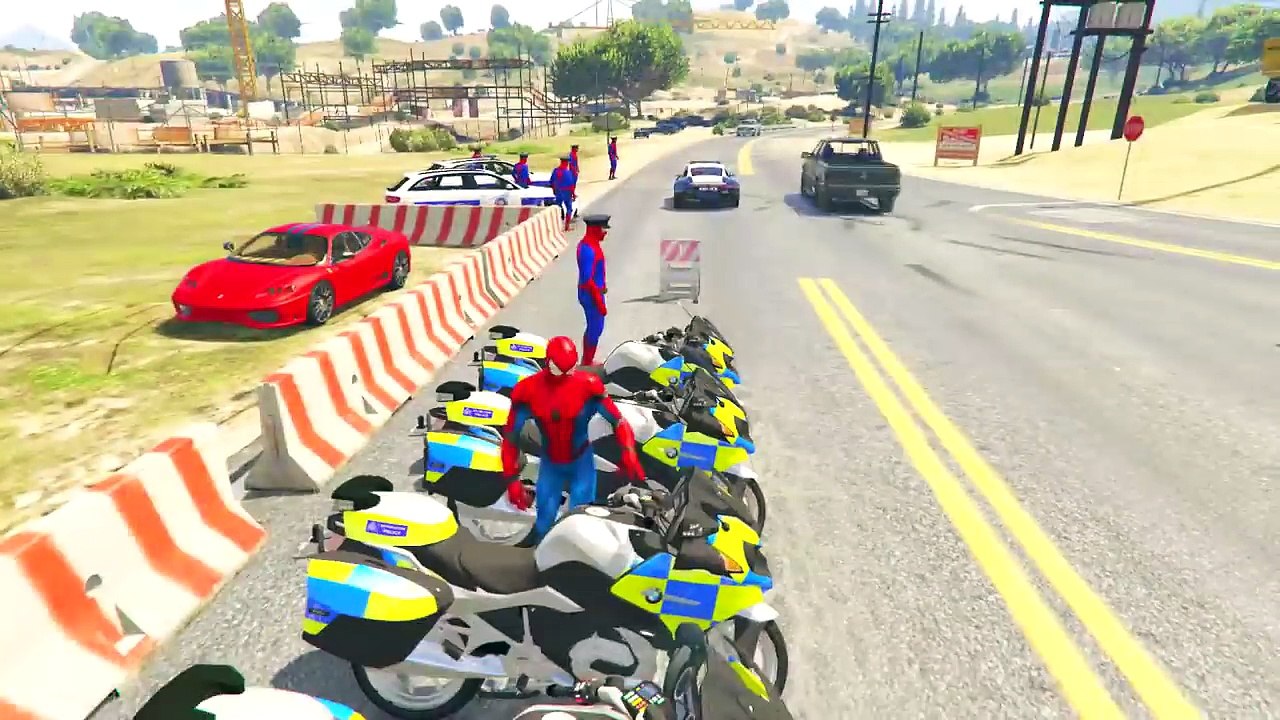 Şimşek McQueen ve Örümcek Adam Özel Polis Arabasıyla (Çizgi Film Tadında Türkçe Dublaj)