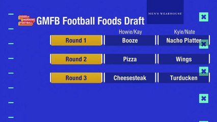 GMFB drafts best football foods with Howie Roseman