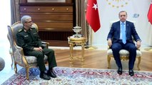 Cumhurbaşkanı Erdoğan, İran Genelkurmay Başkanını Kabul Etti