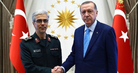 İran Genelkurmay Başkanı, Cumhurbaşkanı Erdoğan'ı Beştepe'de Ziyaret Etti