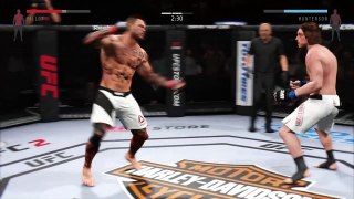 EA SPORTS™ UFC® 2 Big Daddy teaches cock American a lesson