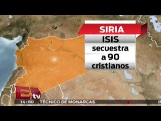 Estado Islámico secuestra a 90 personas en Siria / Titulares de la tarde
