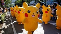 Hundreds Of Pikachus Parade Down Japanese Street