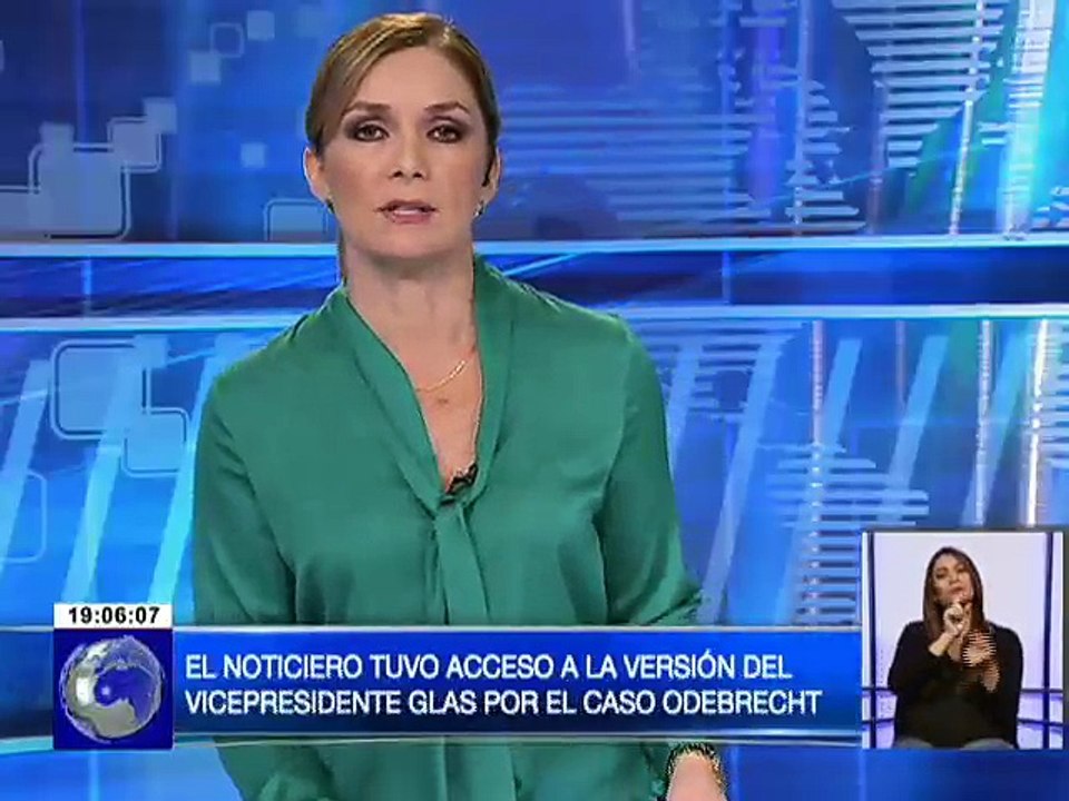 El Noticiero tuvo acceso a la versión del Vicepresidente Glas por el Caso Odebrecht