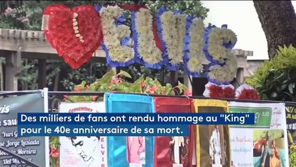Des milliers de fans rendent hommage à Elvis Presley à Memphis