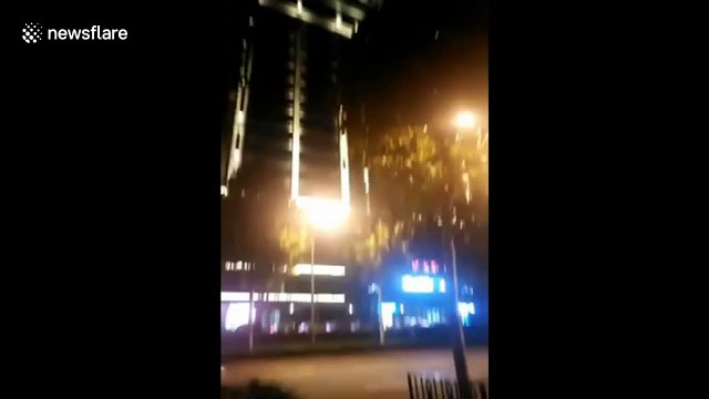 Rectangular 'UFO' spotted over Chinese town