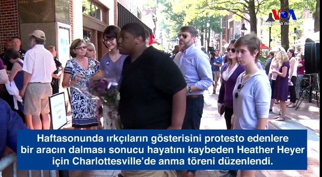 Charlottesville’de Hüzünlü Anma Töreni