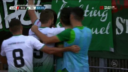 Albian Ajeti Goal HD - Lugano 0 - 1 St. Gallen - 16.08.2017 (Full Replay)