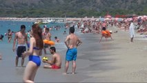 Muğla Fethiye Plajları Tıklım Tıklım
