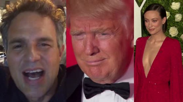 Mark Ruffalo, Olivia Wilde and More Celebrities Protest Trump's Comments