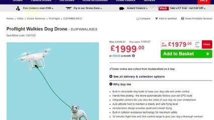 This Company Claims to Be Selling a Dog-Walking Drone