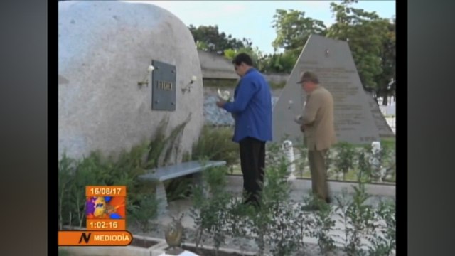 Maduro visita Cuba para rendir honores a Fidel Castro por su 91 cumpleaños