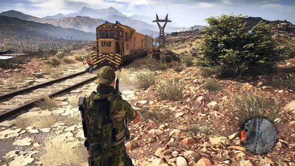 Tom Clancy's Ghost Recon® Wildlands creative kill Death by train