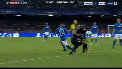 Jorginho (Penalty) Goal HD - Napoli (Ita) 2-0 (Fra) OGC Nice 16.08.2017