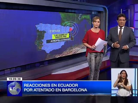 Reacciones en Ecuador por atentado en Barcelona