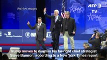 Trump moves to oust far-right aide Bannon: report