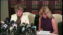Donald Trump accuser Summer Zervos speaking in LA with attorney Gloria Allred
