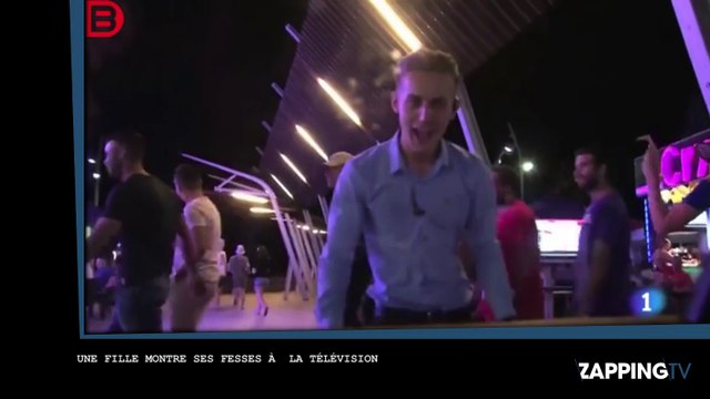 Espagne : elle montre ses fesses à la télévision ! (Vidéo)