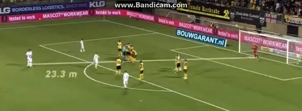 Thomas Bruns Amazing Free Kick Goal - Roda vs Vitesse 1-2 18.08.2017 (HD)