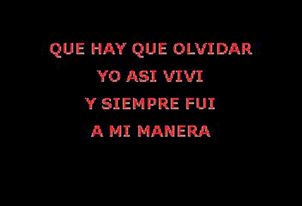 Richie Ray y Bobby Cruz - A Mi Manera (Karaoke)