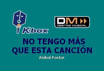 Bronco -  No tengo mas que esta canción (Karaoke)