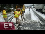 Abren totalmente la México-Puebla tras nevada / Titulares de la tarde