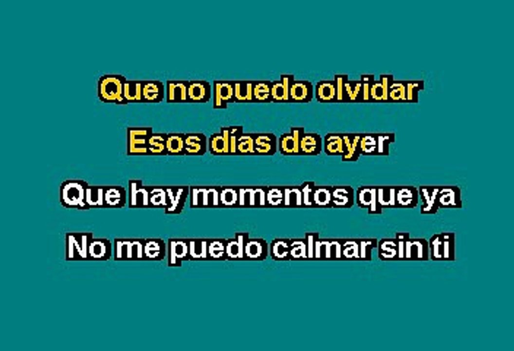 Ana Gabriel - Y aquí estoy (Karaoke)