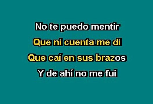 Enrique Iglesias - No llores por mí (Karaoke)