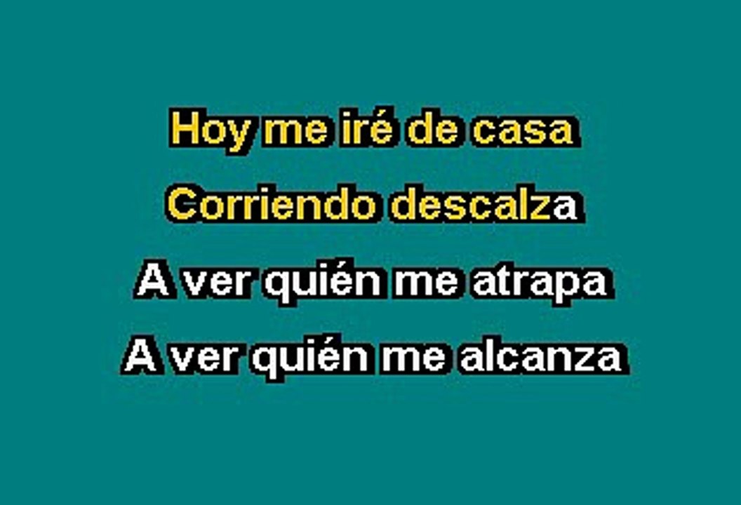 Gloria Trevi - Hoy Me Iré De Casa (Karaoke)