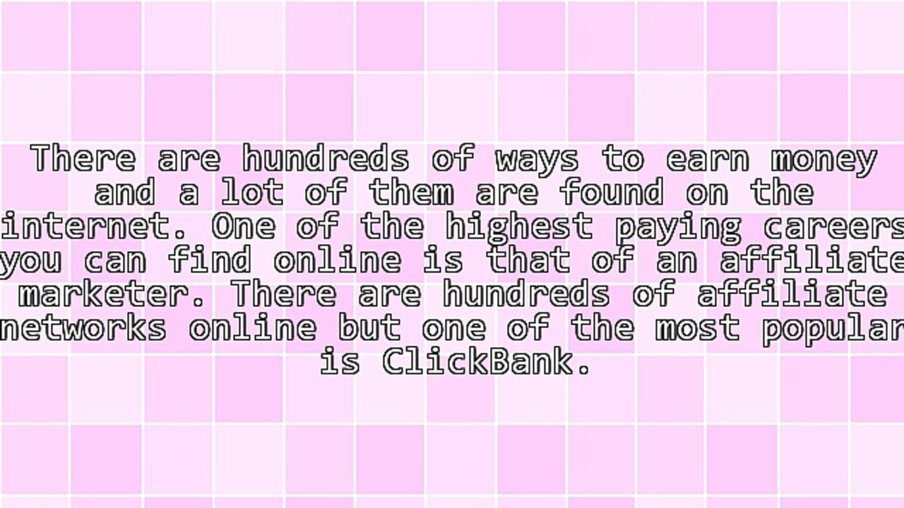 Some Tips About Being a ClickBank Affiliate
