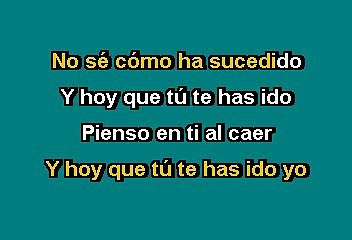 Hoy Sin Tí - Lola (Karaoke)