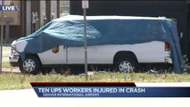 10 UPS Employees Injured in Van Crash at Denver International Airport