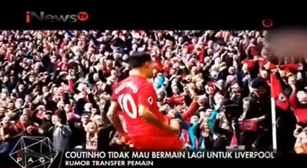 Coutinho Ogah Bermain Lagi di Liverpool