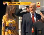 PM Narendra Modi arrives at the White House, received by President Trump and wife Melania